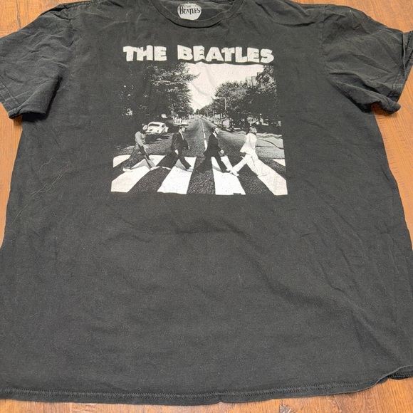 The Beatles Other - The Beatles Black & White Abbey Road Graphic T-shirt